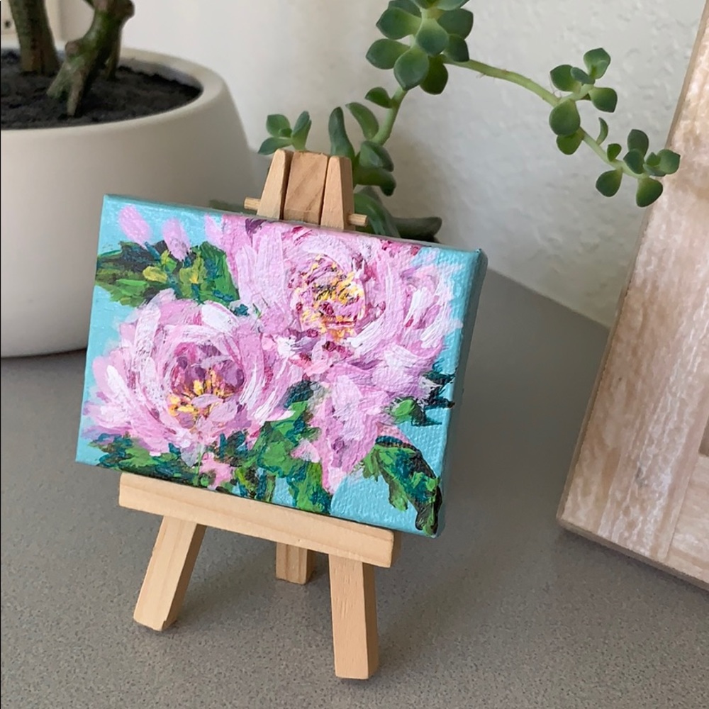 Original Art - Painting - Pink Peonies - Picture 8 of 10